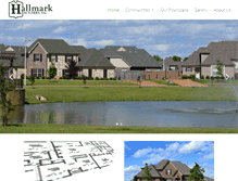 Tablet Screenshot of hallmarkbuildersinc.net